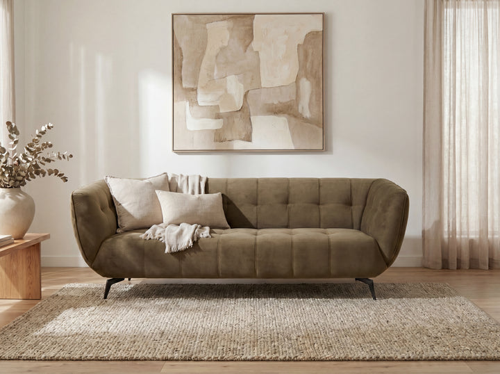 Gloria Velvet Chesterfield Sofa – Modern Velvet Couch