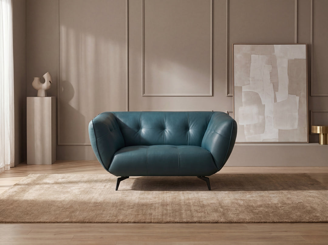 Gloria Chesterfield Leather Sofa – Premium Leather Lounge Sofa