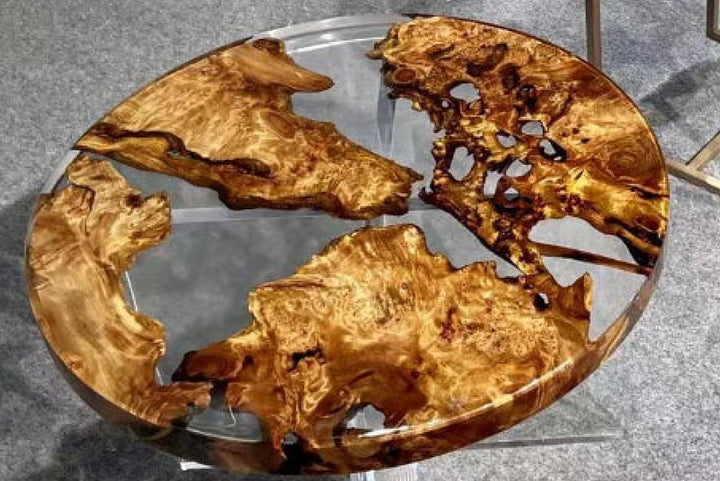 Live Edge Epoxy Resin Coffee Table