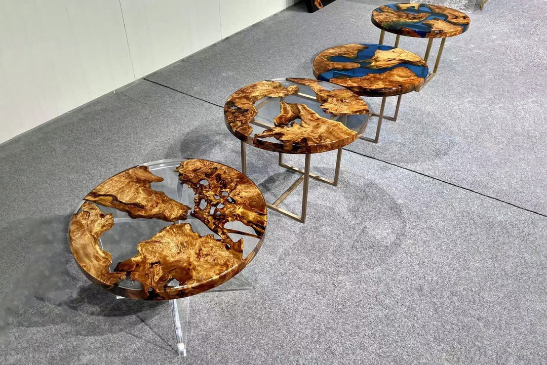 Live Edge Epoxy Resin Coffee Table