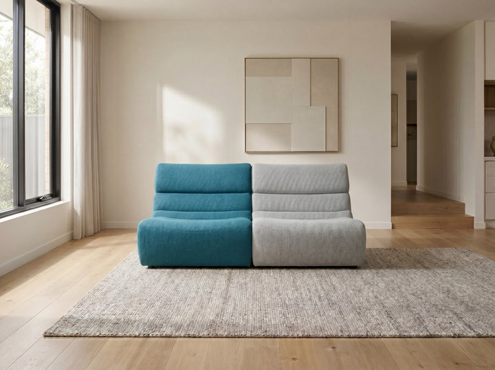 Manchester Corner Lounge Sofa with Ottomans – Modern Sectional Couch