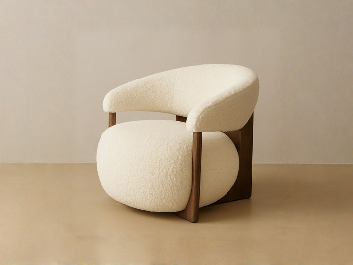 Bellagio Boucle Accent Chair – Modern Lounge Chair