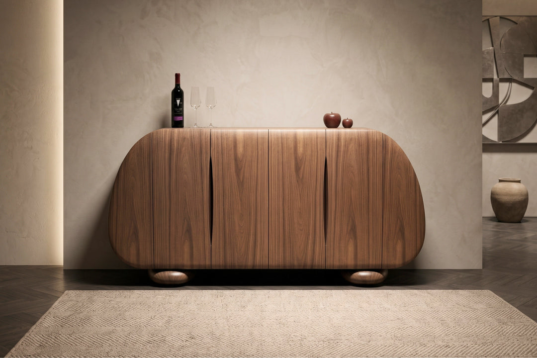 Palazzo Walnut Veneer Sideboard Cabinet