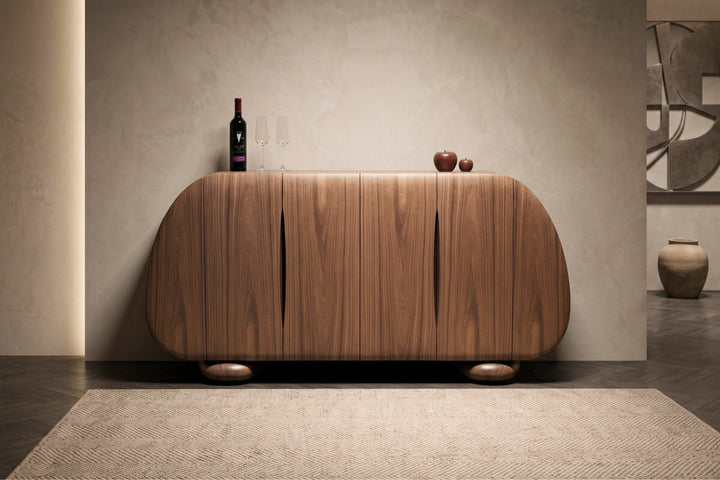 Palazzo Walnut Veneer Sideboard Cabinet