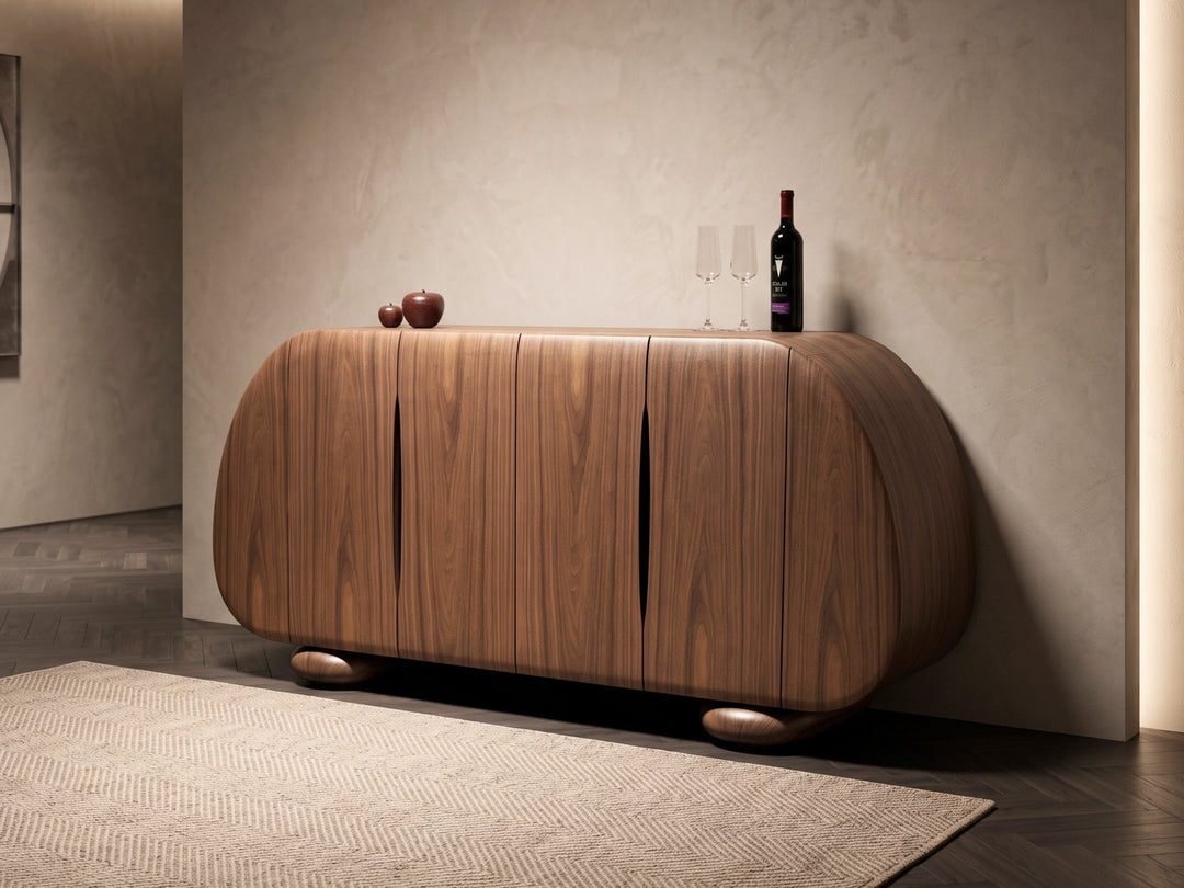 Palazzo Walnut Veneer Sideboard Cabinet