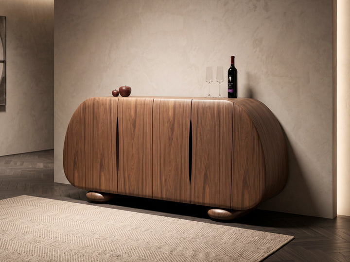 Palazzo Walnut Veneer Sideboard Cabinet