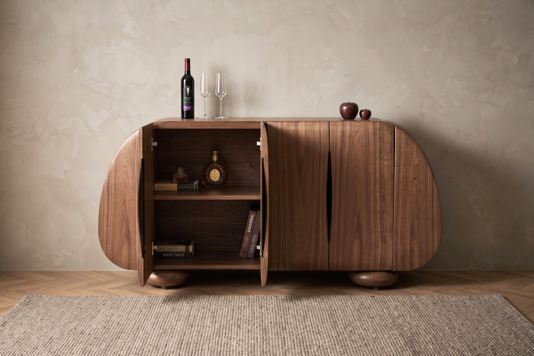 Palazzo Walnut Veneer Sideboard Cabinet
