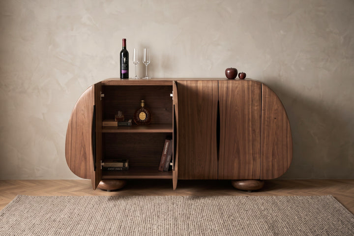 Palazzo Walnut Veneer Sideboard Cabinet