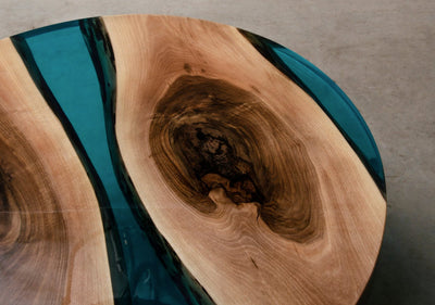 Round Resin Dining Table