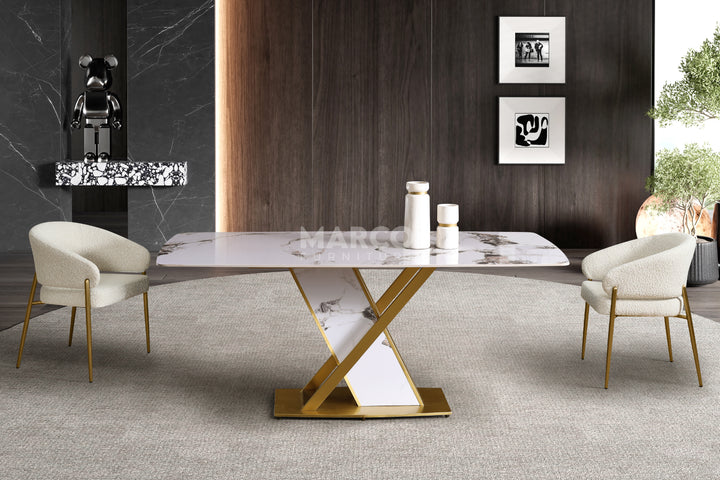 Silva Sintered Stone Dining Table