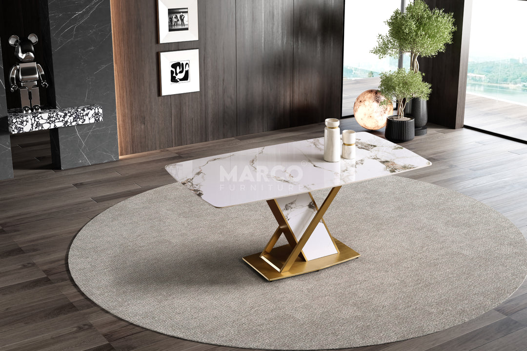 Silva Sintered Stone Dining Table