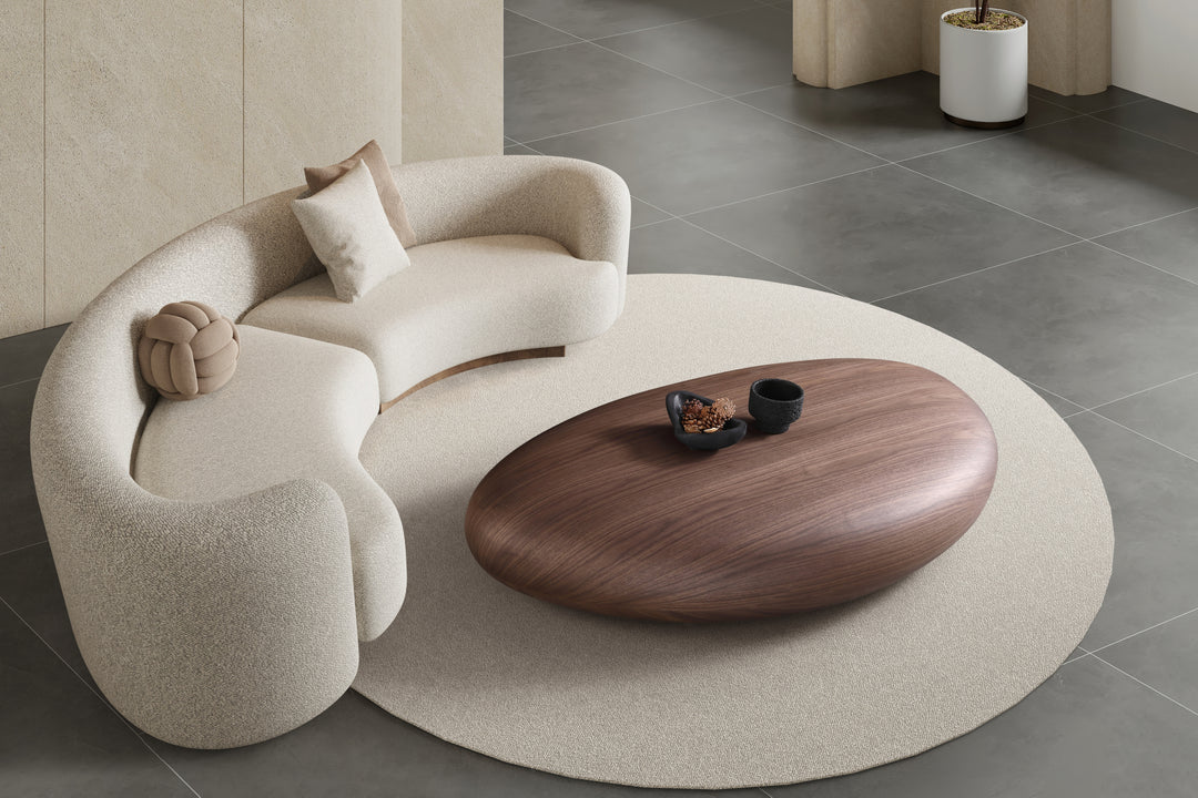 Venus Pebble Oval Coffee Table