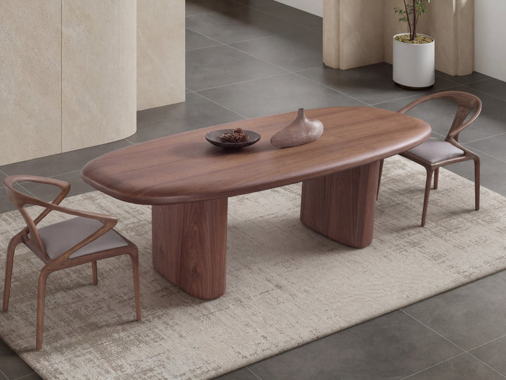 Venus Walnut Oval Dining Table (200cm)