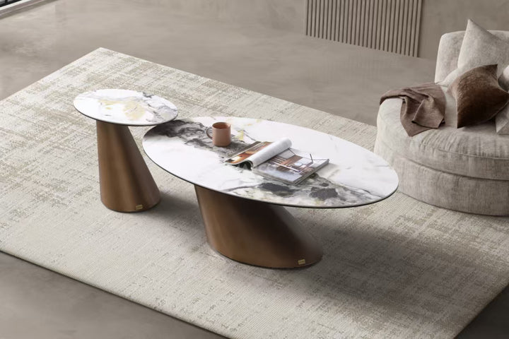 Vita Luno Sintered Stone Coffee Table