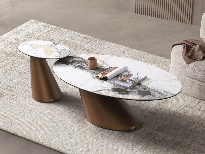 Vita Luno Sintered Stone Coffee Table