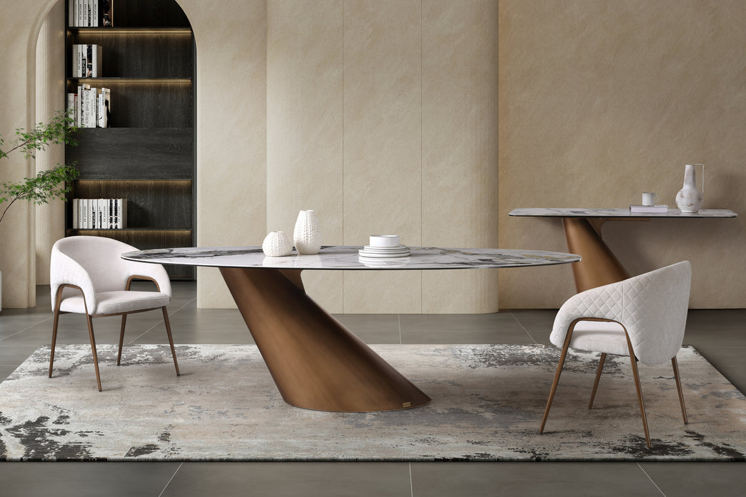 Vita Luno Sintered Stone Dining Table