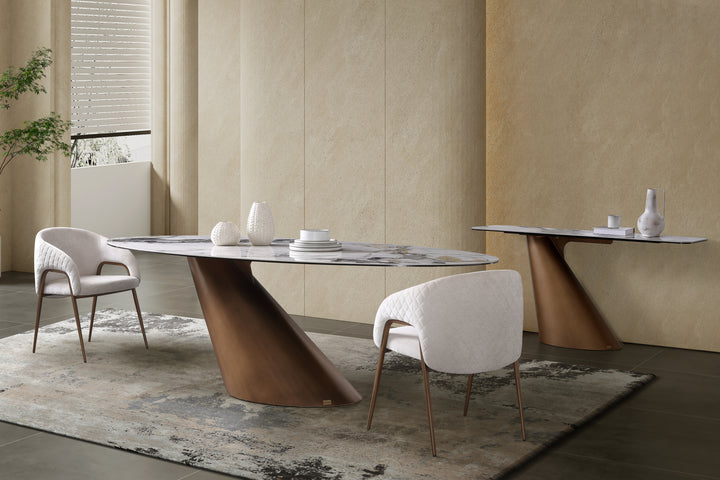 Vita Luno Sintered Stone Dining Table