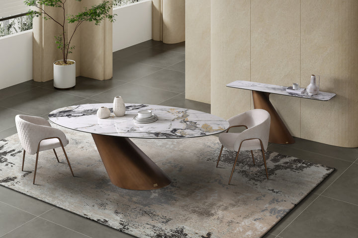 Vita Luno Sintered Stone Dining Table