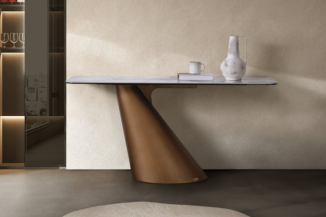 Vita Luno Sintered Stone Hallway Table