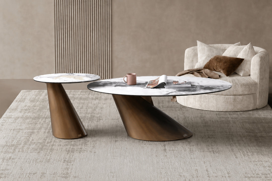 Vita Luno Sintered Stone Coffee Table