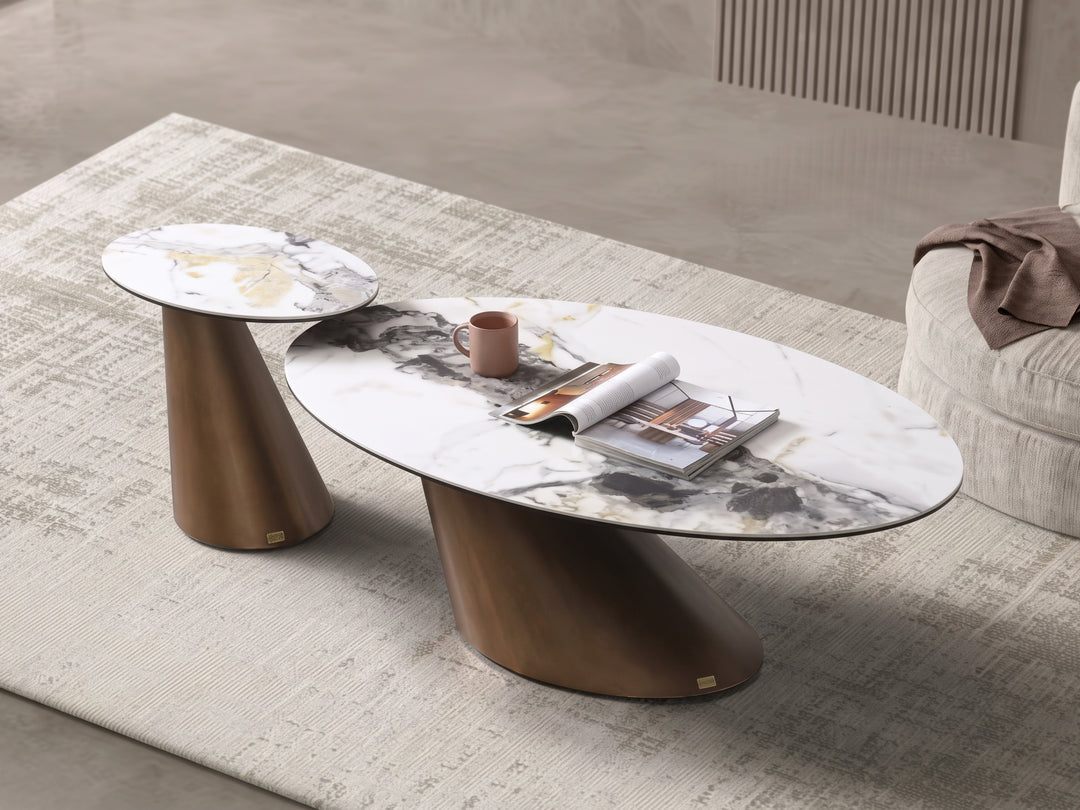Vita Luno Sintered Stone Coffee Table