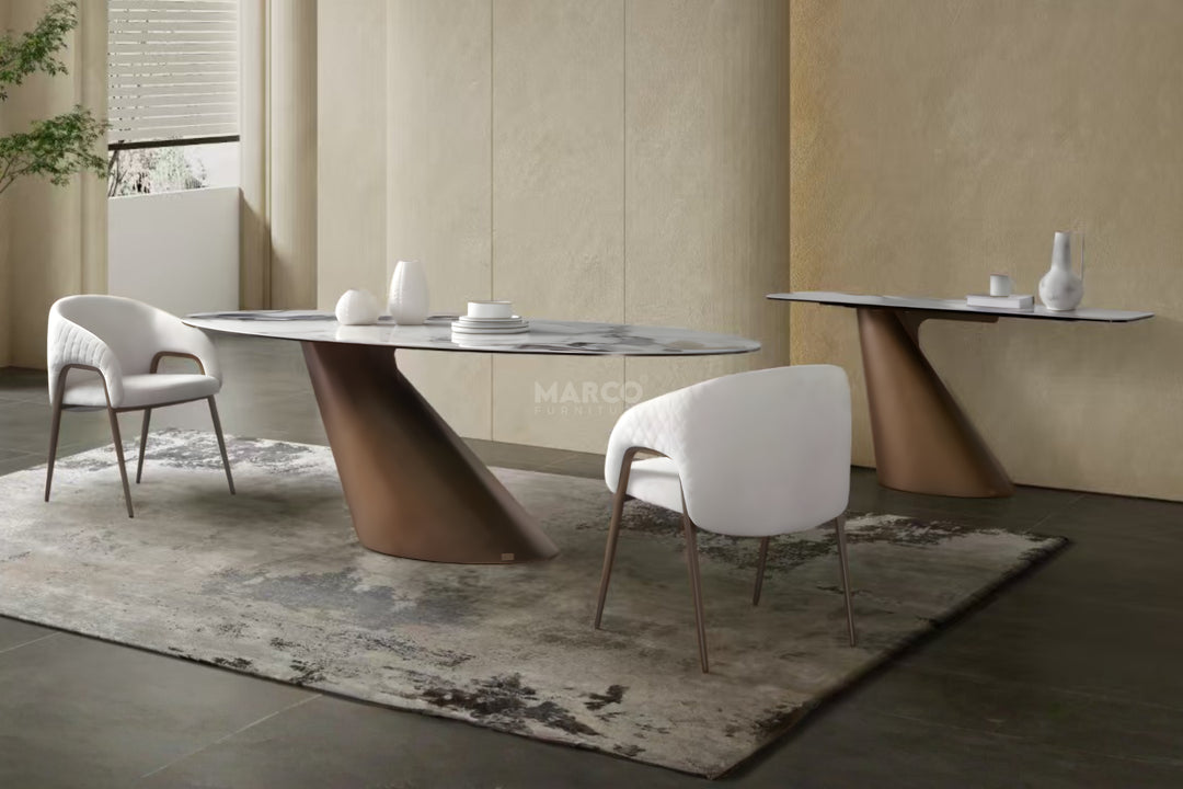 Vita Luno Sintered Stone Hallway Table
