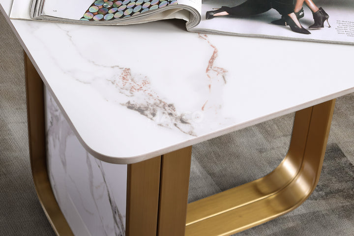 Vittoria Sintered Stone Side Table