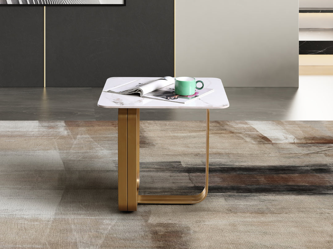 Vittoria Sintered Stone Side Table