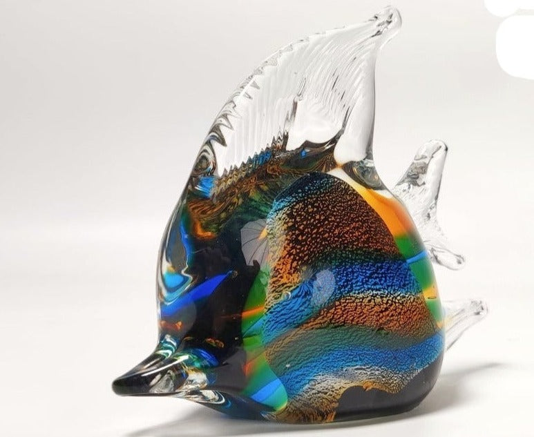 Angel fish Murano style Glass