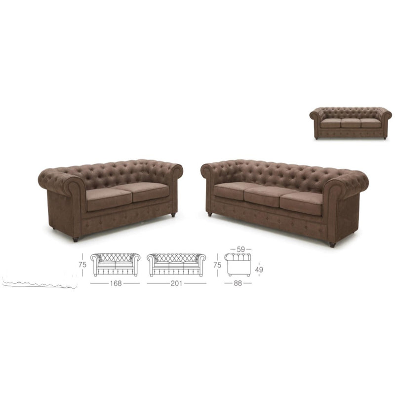 Preston Leather Lounge 3+2 Seater