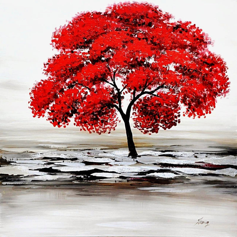 red-tree-floral-art-1