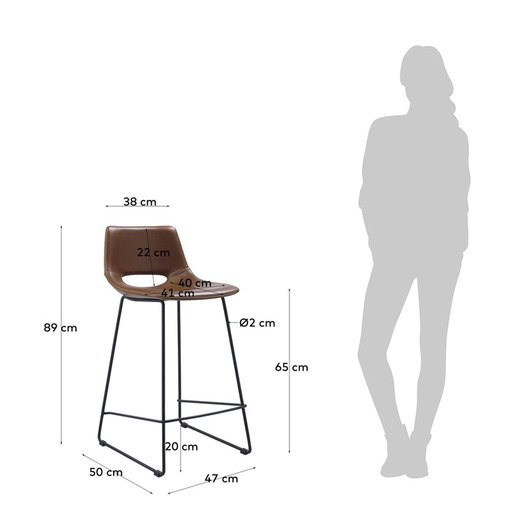 Buggati Barstool Brown 6