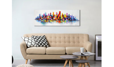 Building abstract Oil Painting - Marco Furniture
