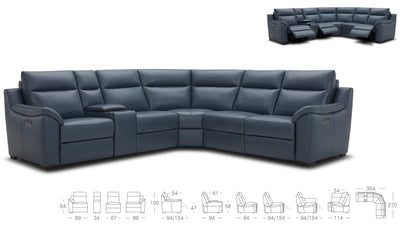Dove Entertainment Lounge and Recliner - Marco Furniture