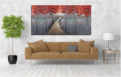 foggy-road-red-leaves-canvas-painting-7