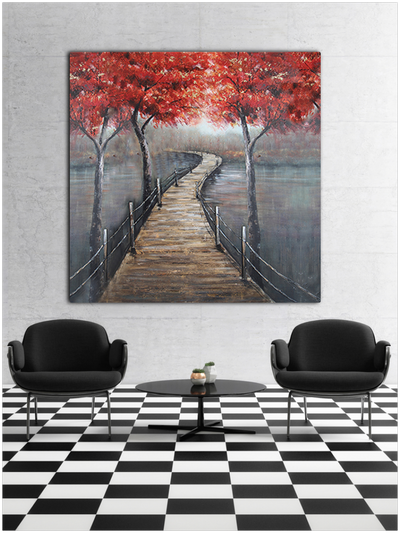 foggy-road-red-leaves-canvas-painting-10