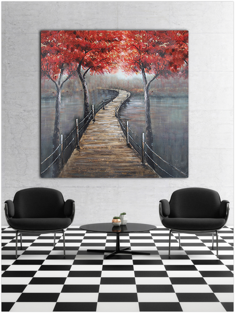 foggy-road-red-leaves-canvas-painting-10